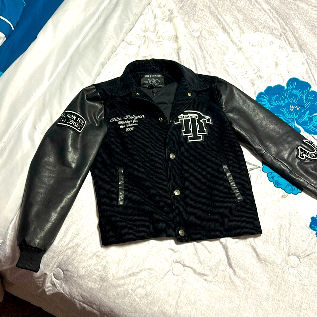 Fairly Used 1 Of 2 Made True Religion Varsity Jackets